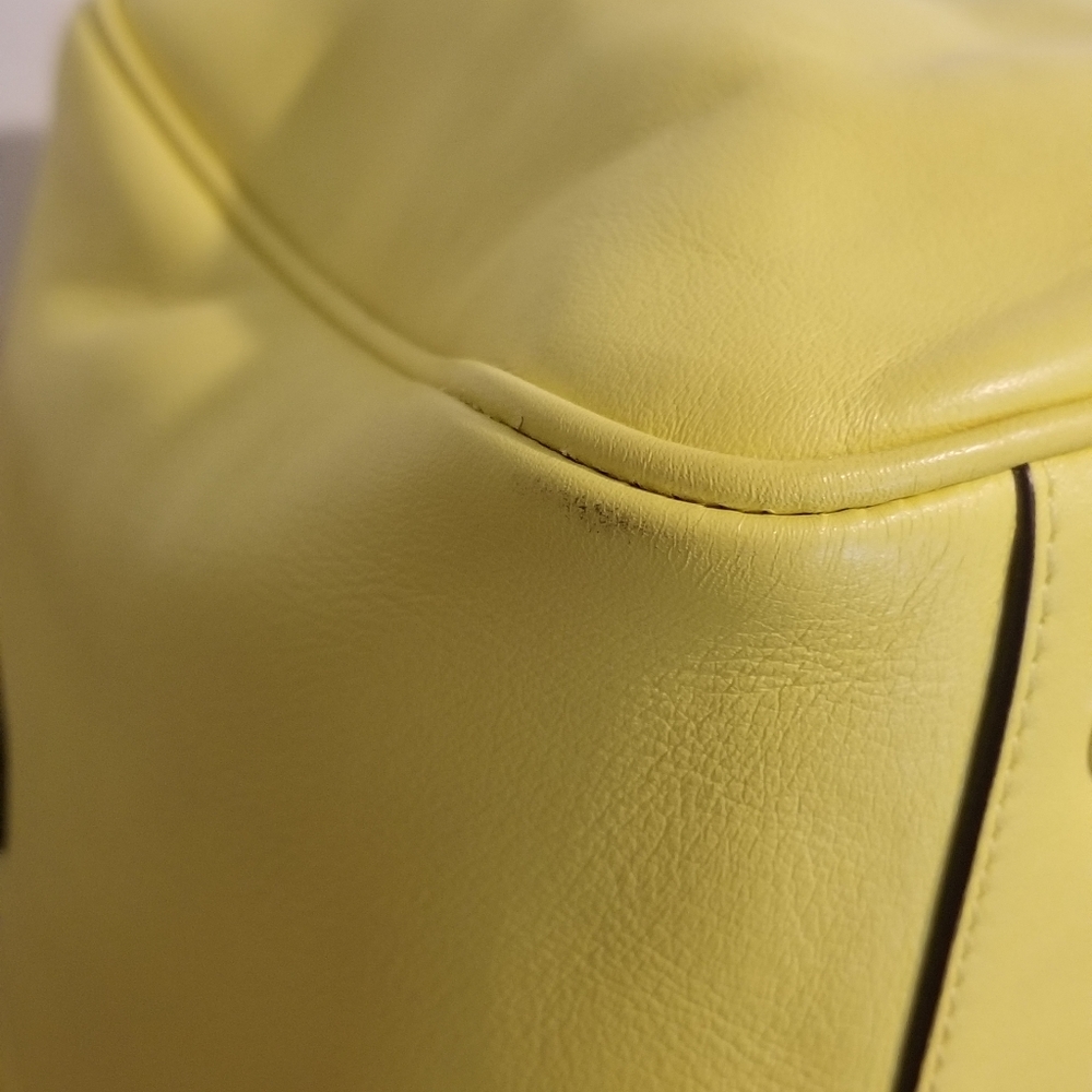 Coach Legacy Haley in Yellow leather - Picture 12 of 14